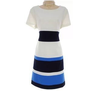 14 Large XL▪️TOMMY HILFIGER STRIPED SHEATH Dress